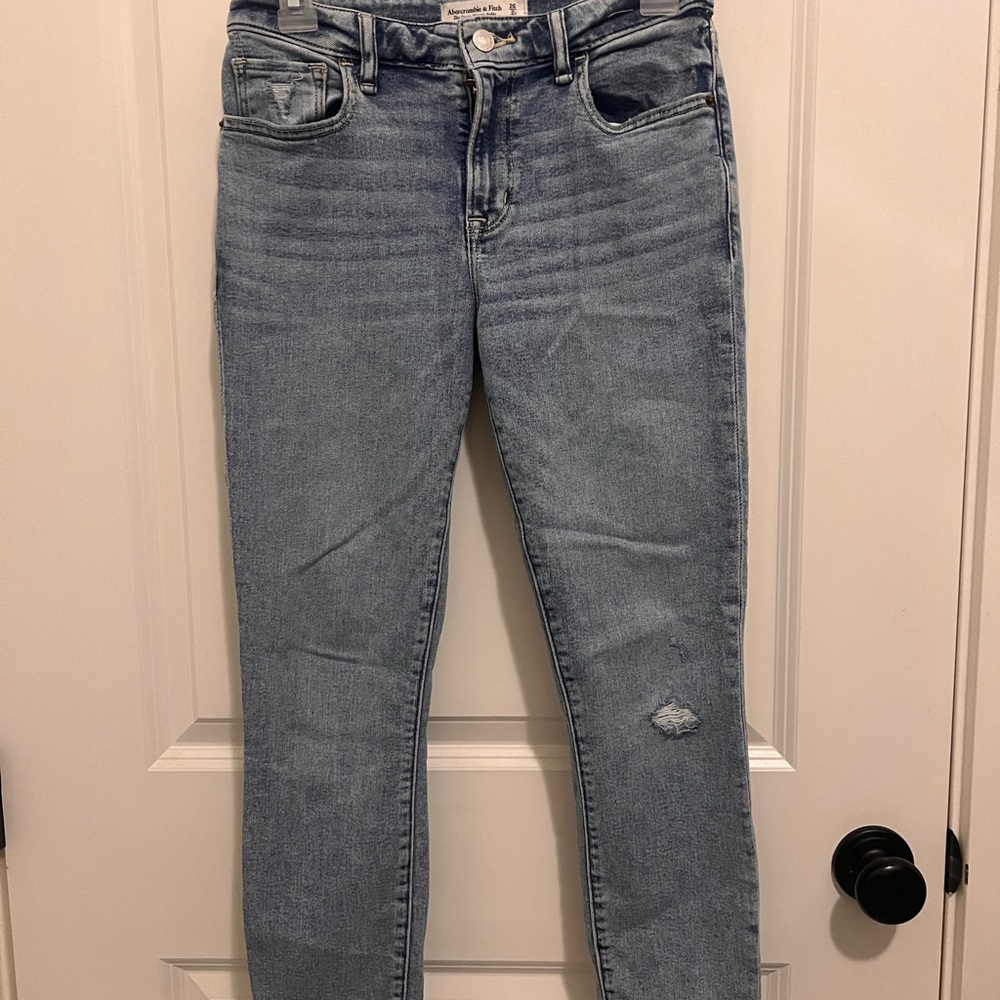 Abercrombie & Fitch Blue Skinny Jeans